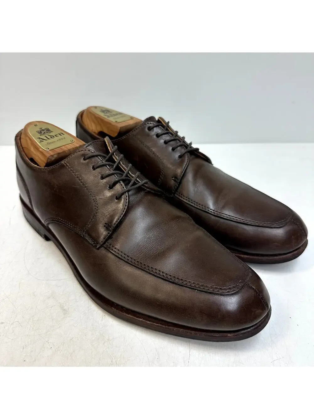 VGUC Rancourt & Co. x Cole Haan Split Toe Derby Brown Calf Made Maine USA 8.5 D